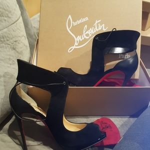 Christian louboutin ankle heels